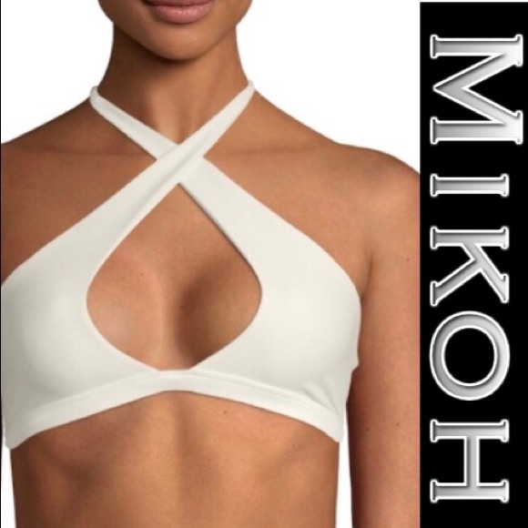Mikoh Other - Mikoh Swim TAHA’A Bikini Top In Bone NWT XL